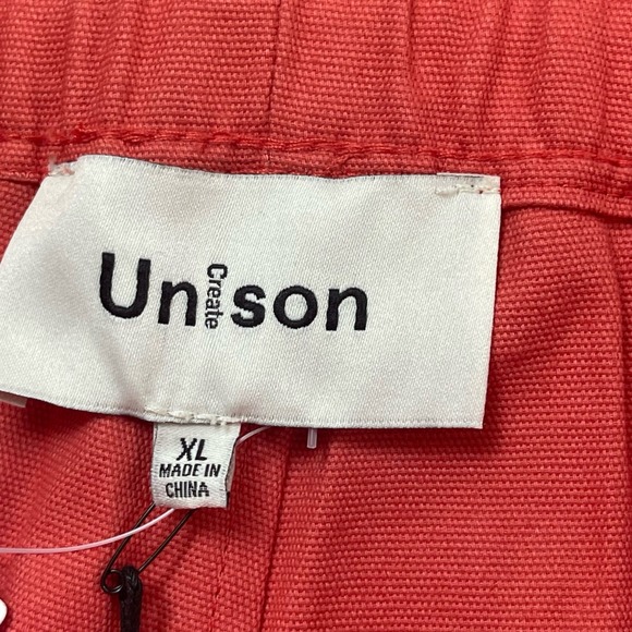 Create UNISON Drawstring 6-Inch Shorts Orange Men’s Size XL - Picture 5 of 5